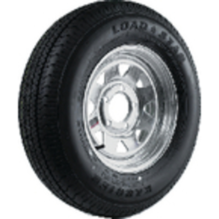 LOADSTAR TIRES Loadstar Bias Tire & Wheel (Rim) Assembly ST185/80D-13 5 Hole D Ply 3S334